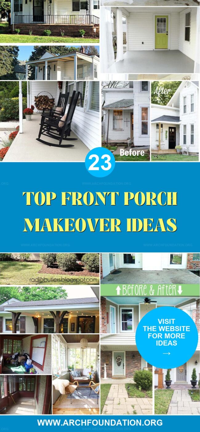 23 Front Porch Makeover Ideas to Boost Curb Appeal