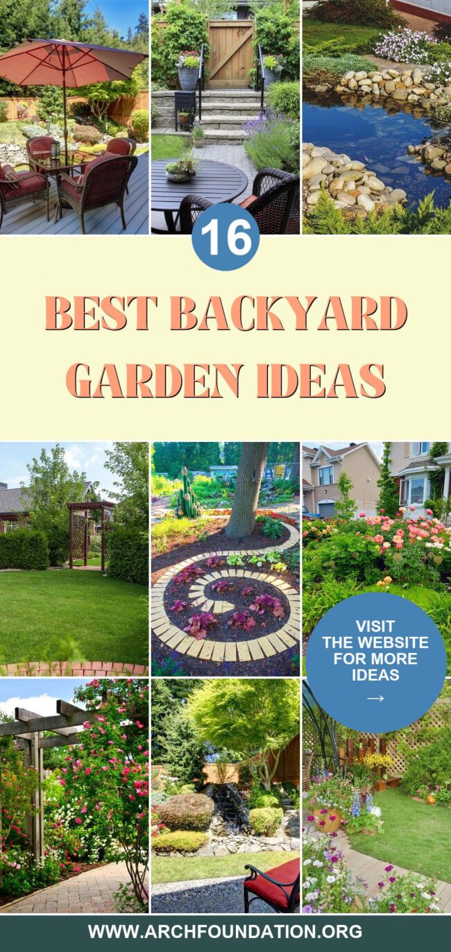 16 Backyard Garden Ideas That Wow