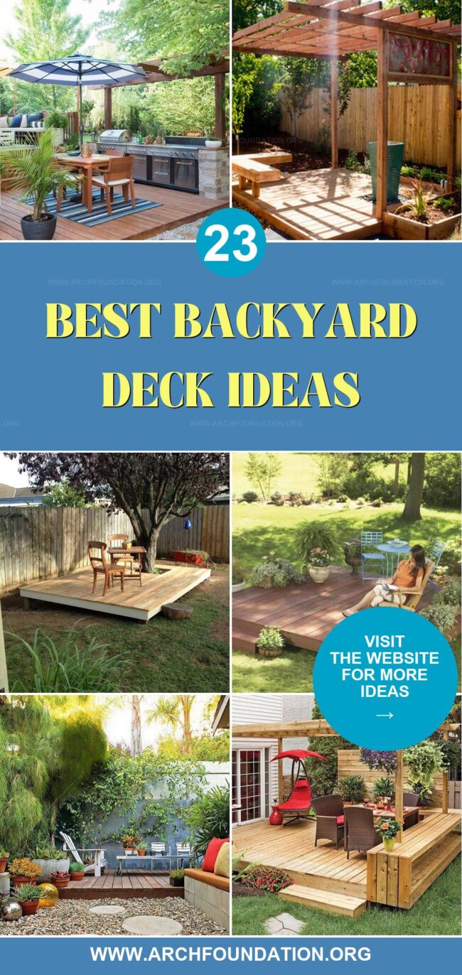 23 Fantastic Deck Designs to Revamp Your Backyard