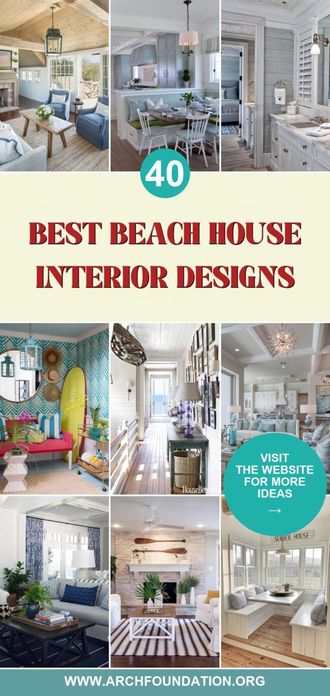 40 Coastal Interior Designs for Your Beach Home