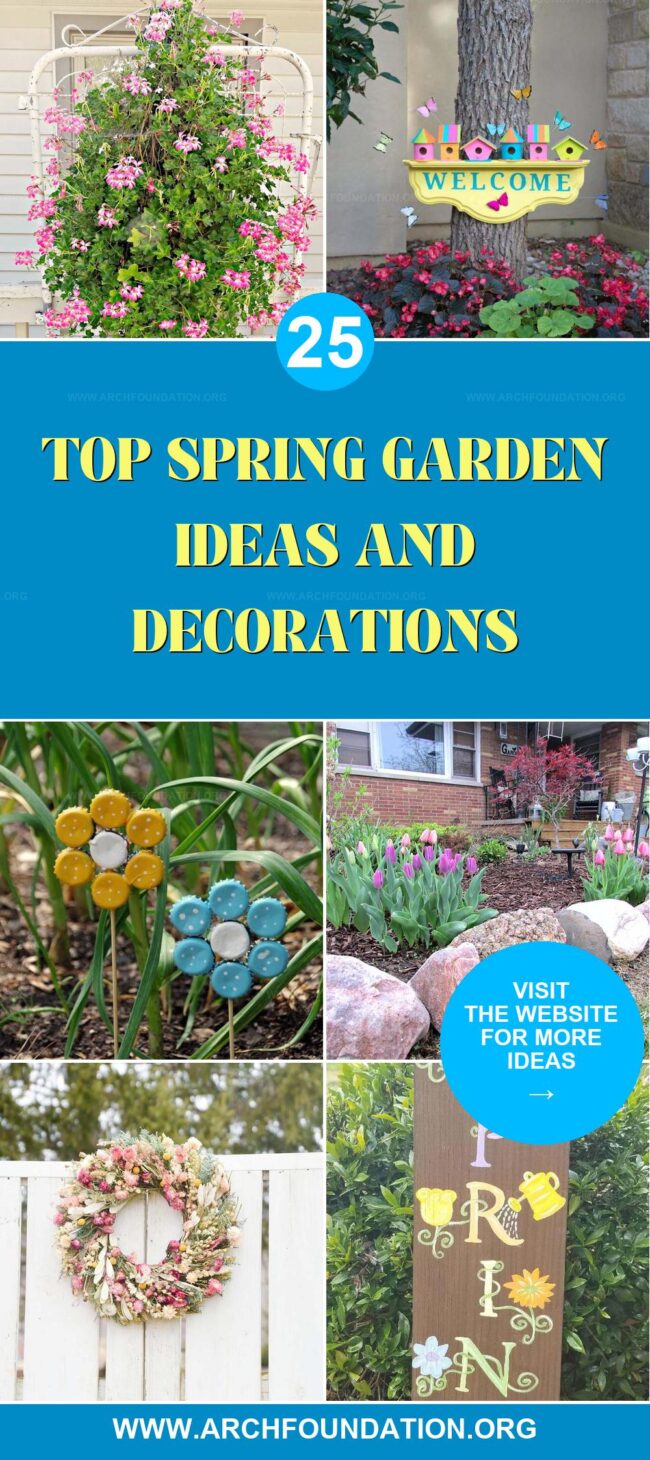 25 Spring Garden Decorations for a Stunning Display