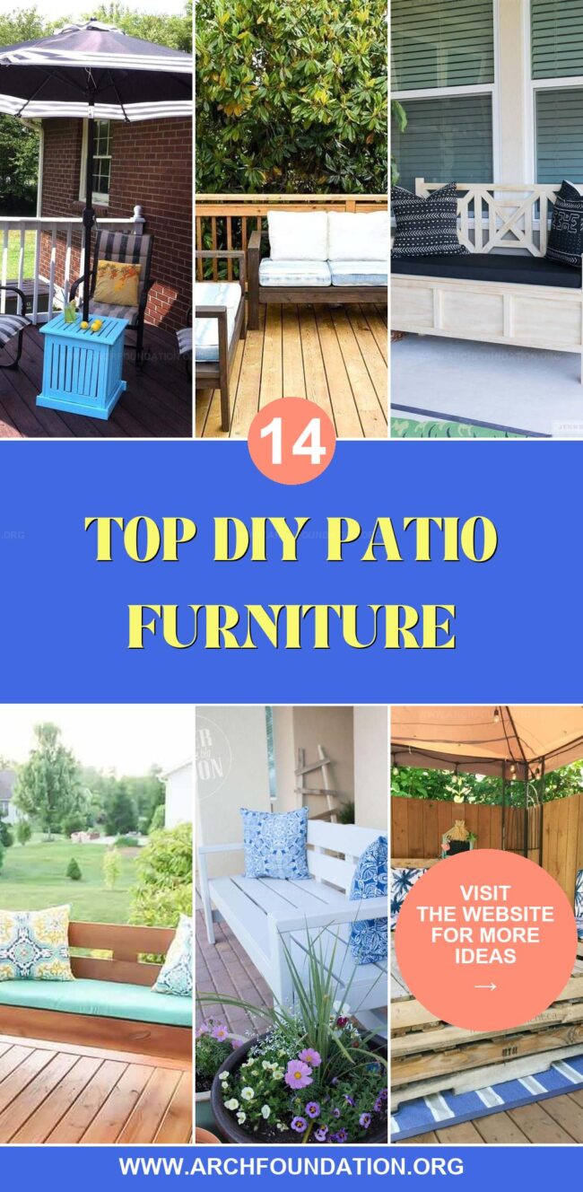 14 Budget-Friendly DIY Patio Furniture Ideas for One Day