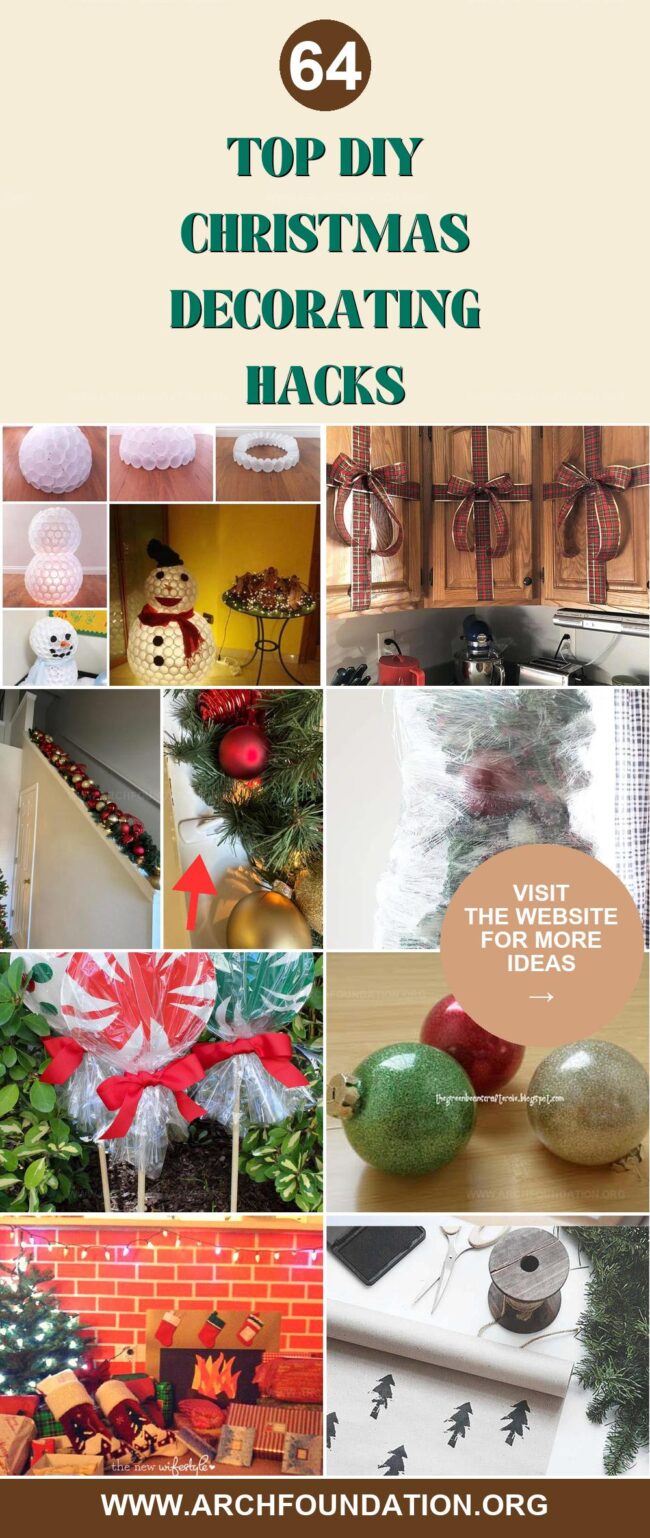 64 Easy DIY Christmas Decor Hacks to Try