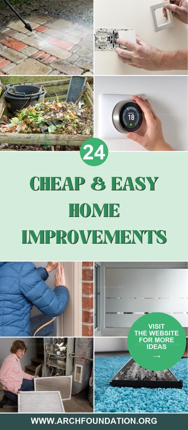 24 Quick & Cheap Home Improvements You Can Do in an Hour