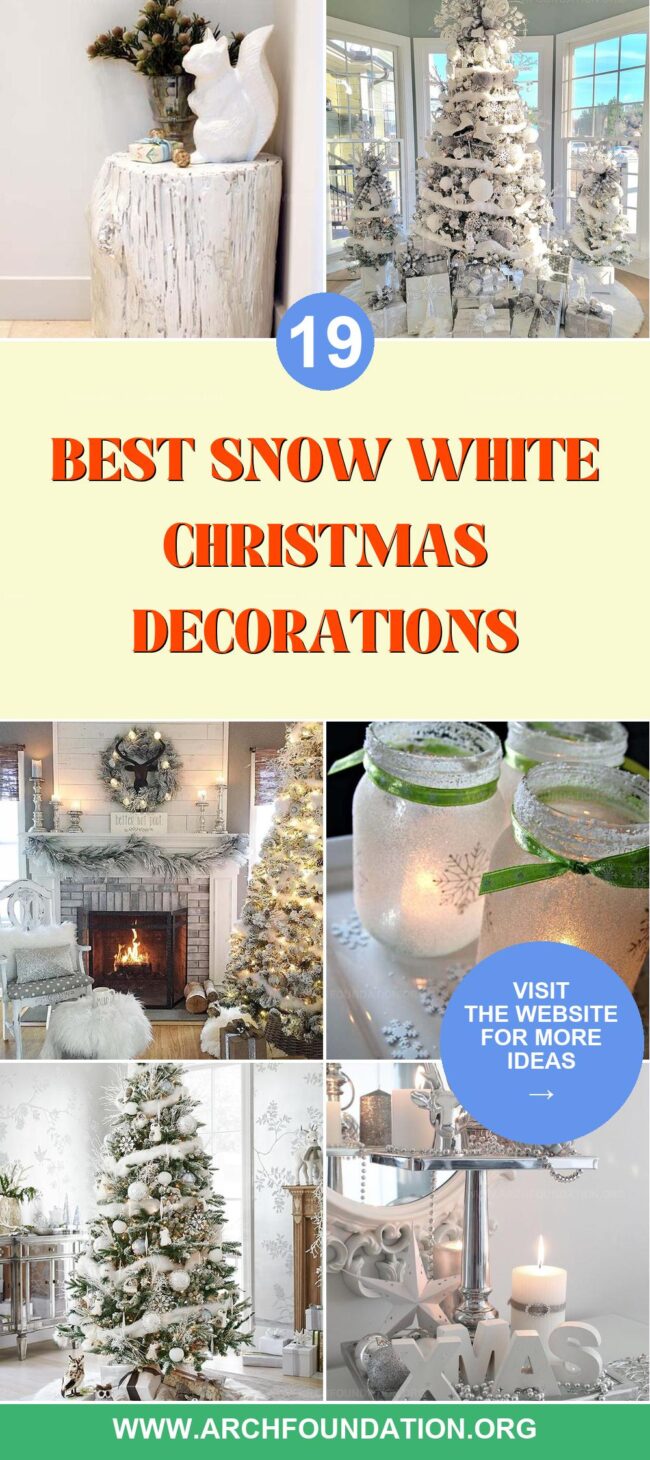 19 Best Snow White Christmas Decor Ideas