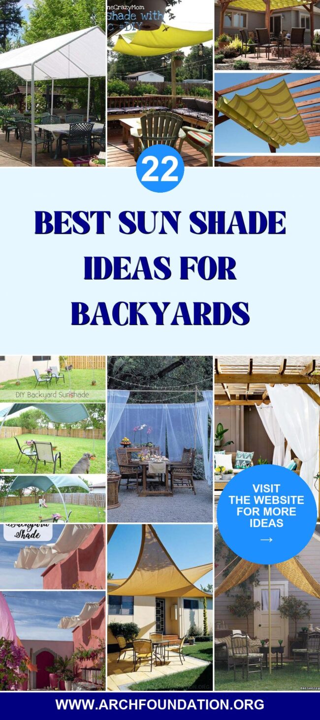 22 Best Sun Shade Ideas for Patios and Backyards