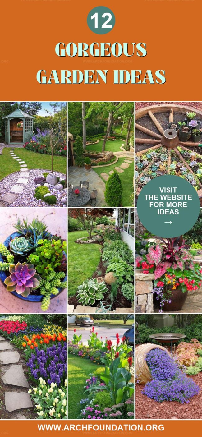 12 Gorgeous Garden Ideas to Beautify Your Space