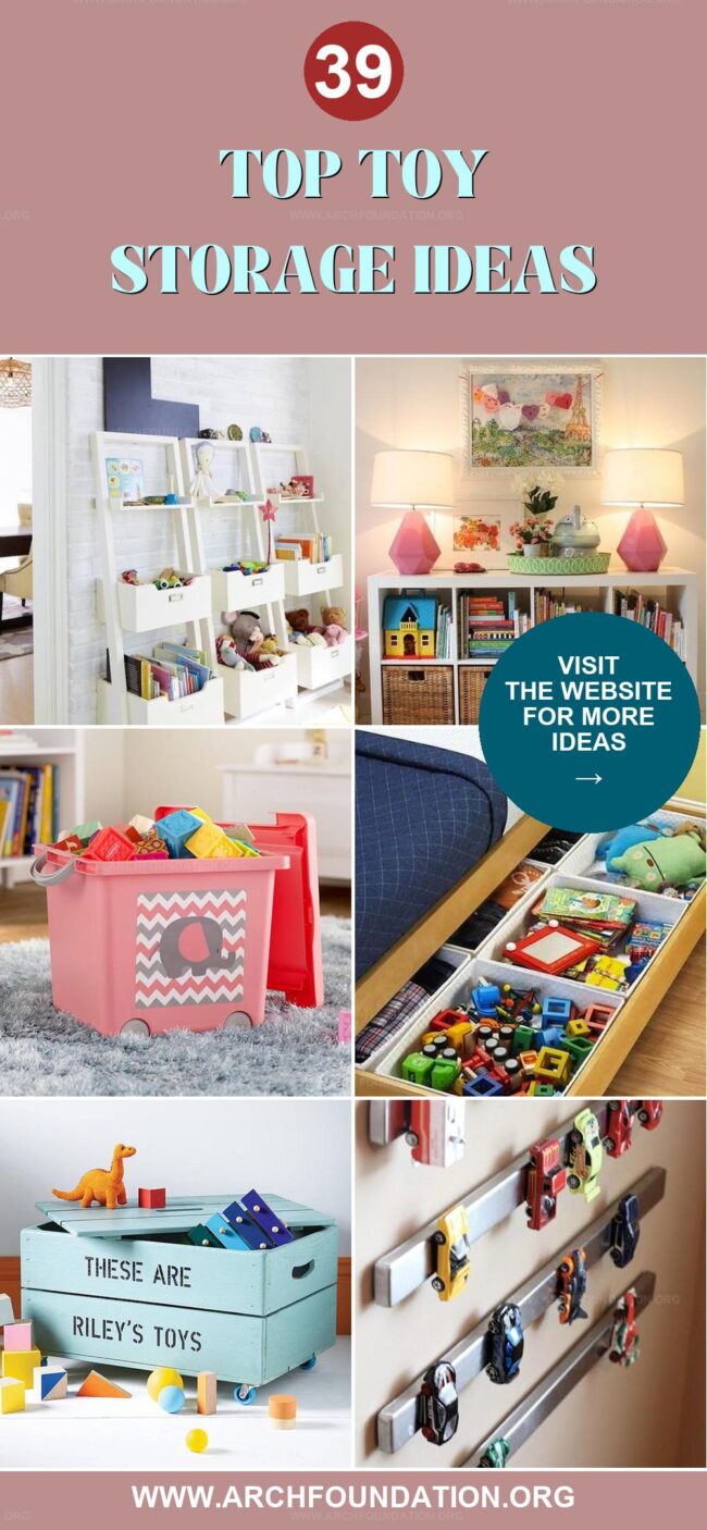 39 Smart Toy Storage Ideas You and Your Kids Will Love