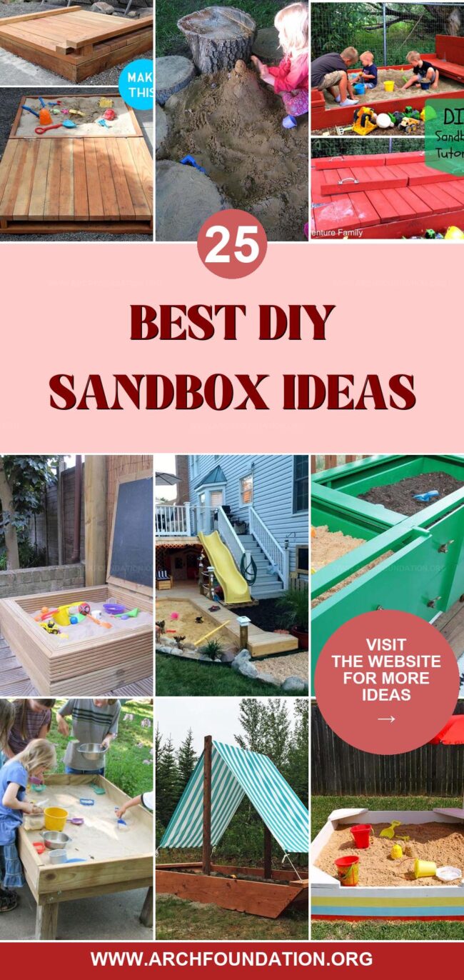 25 Easy DIY Sandbox Ideas for Endless Summer Fun