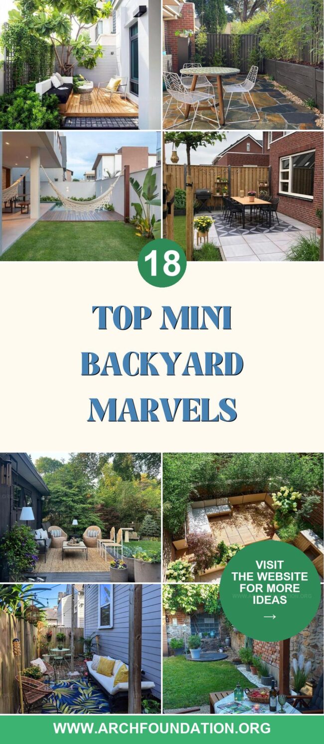 18 Best Mini Backyard Ideas for a Makeover