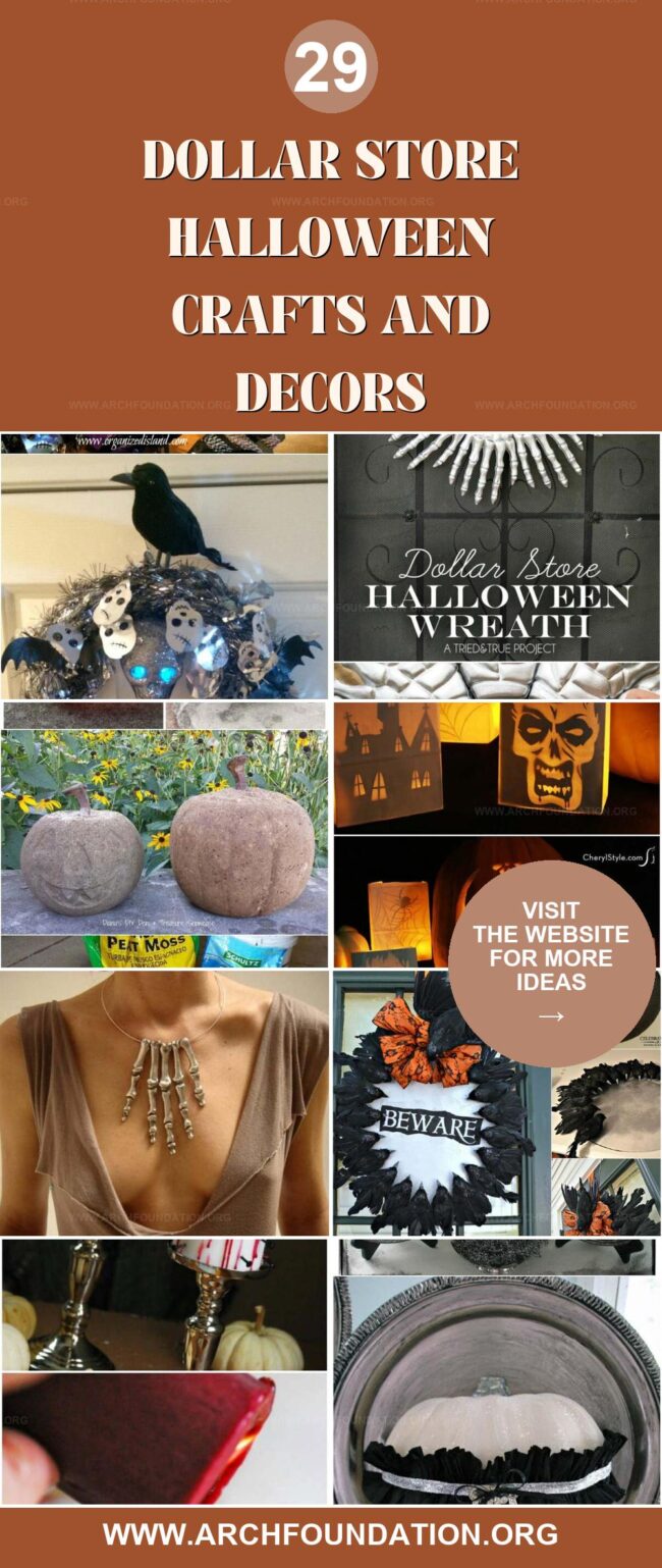 29 Dollar Store Crafts for Easy Halloween Fun