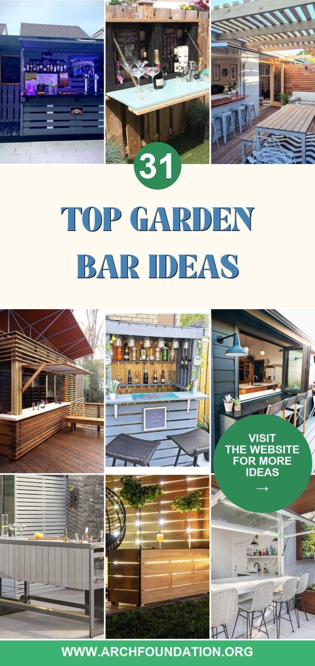 31 Genius Outdoor Garden Bar Ideas