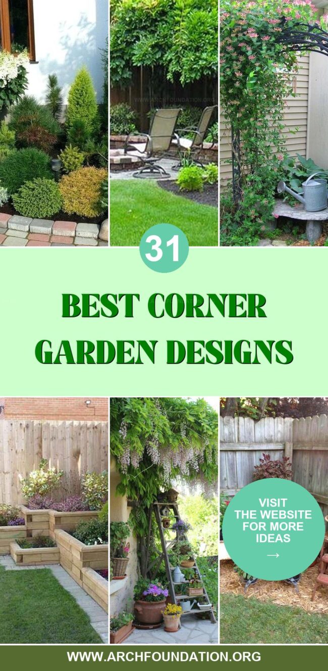 31 Beautiful Corner Garden Ideas for Small Spaces