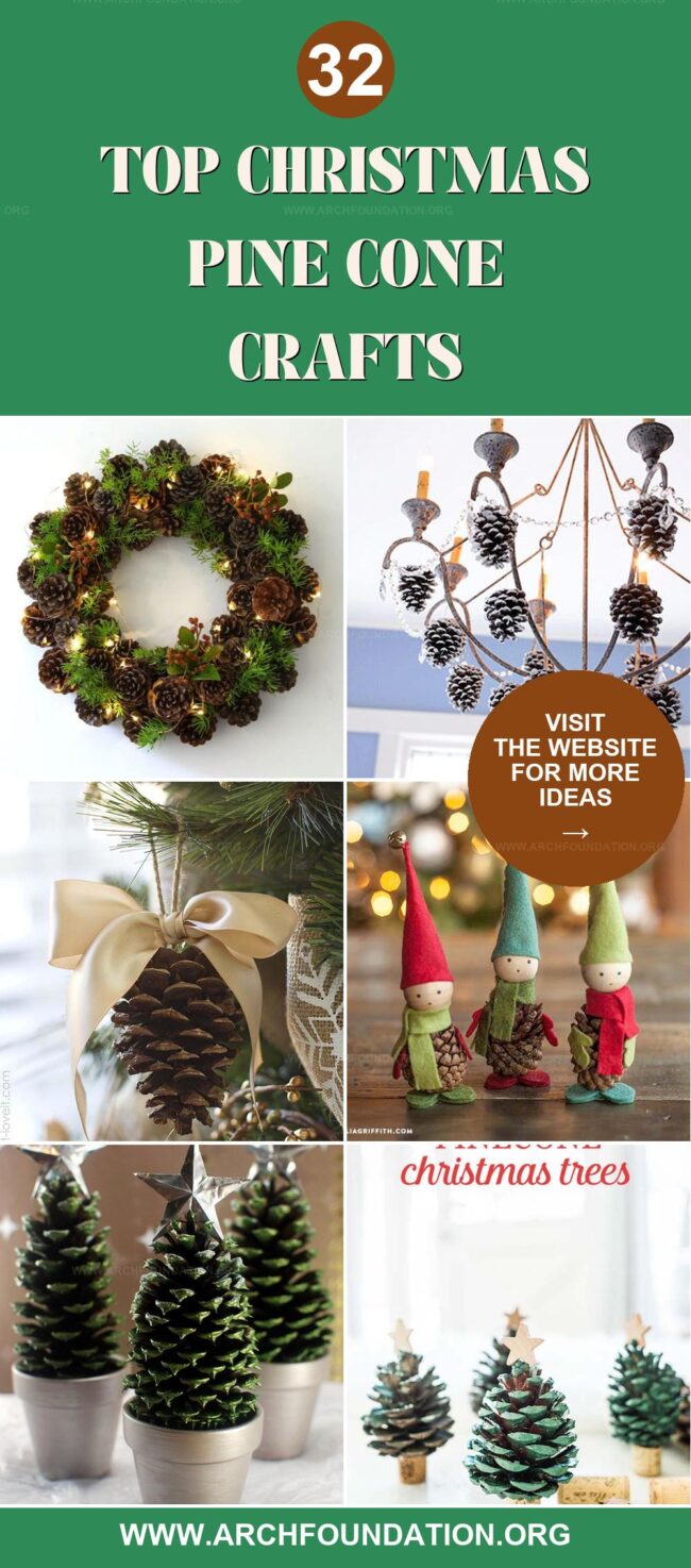 32 Easy DIY Pine Cone Crafts for Christmas