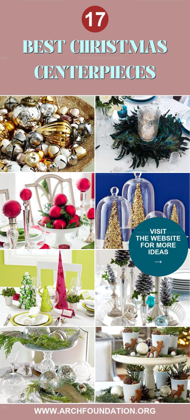 17 Simple Christmas Centerpieces for a Festive Home