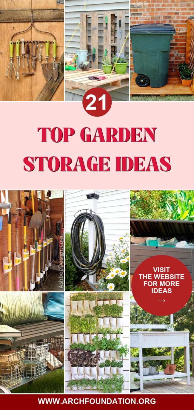 21 Innovative Garden Storage Ideas