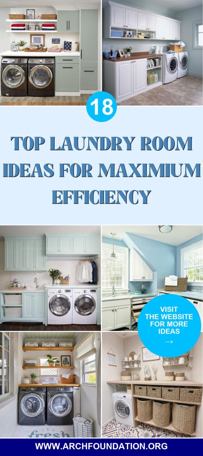 18 Brilliant Laundry Room Designs for Peak Efficiency