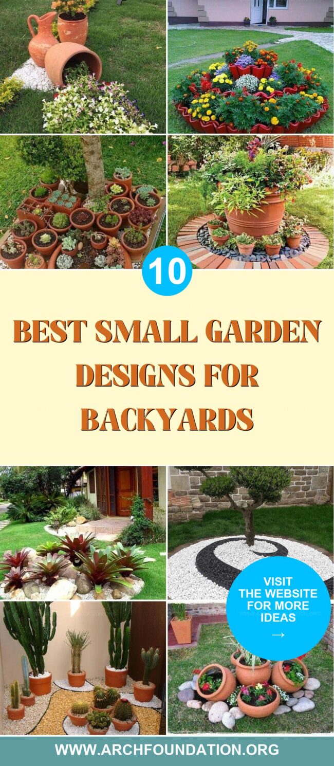 10 Creative Small Garden Designs for Backyards