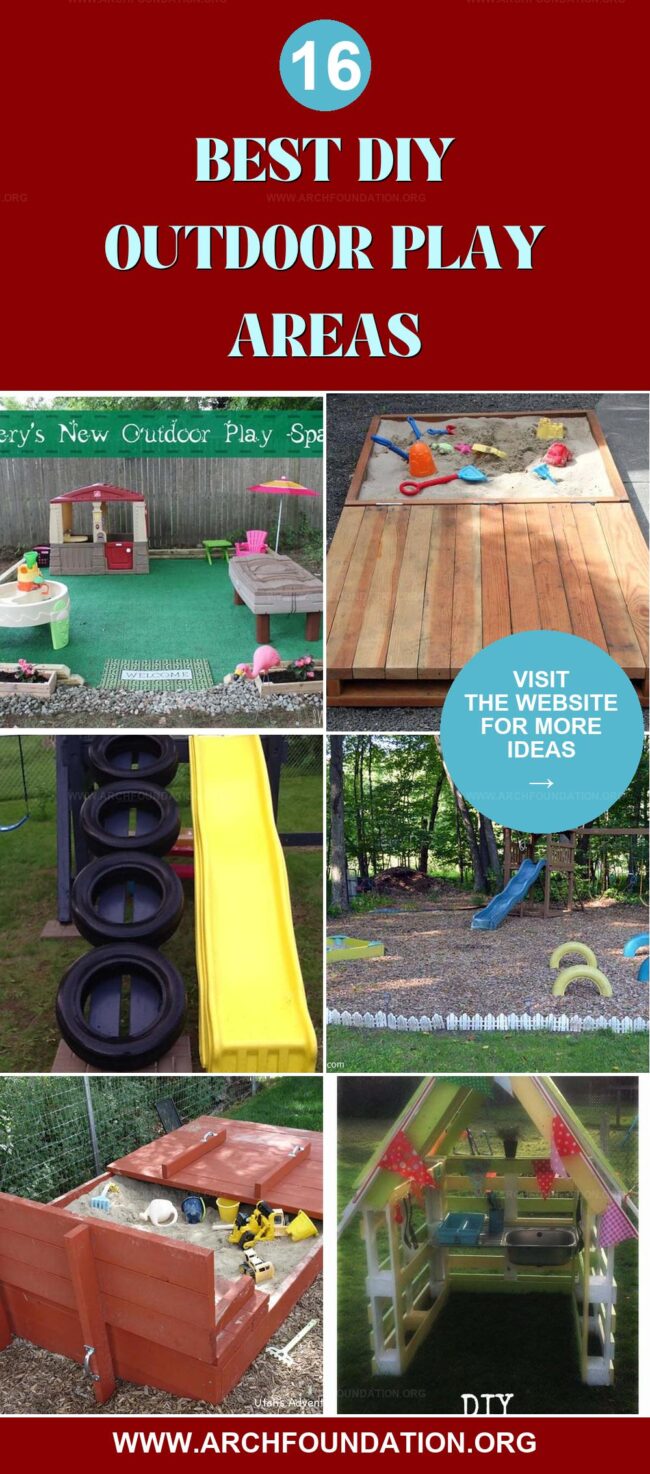 16 Best DIY Outdoor Play Areas to Keep Kids Active