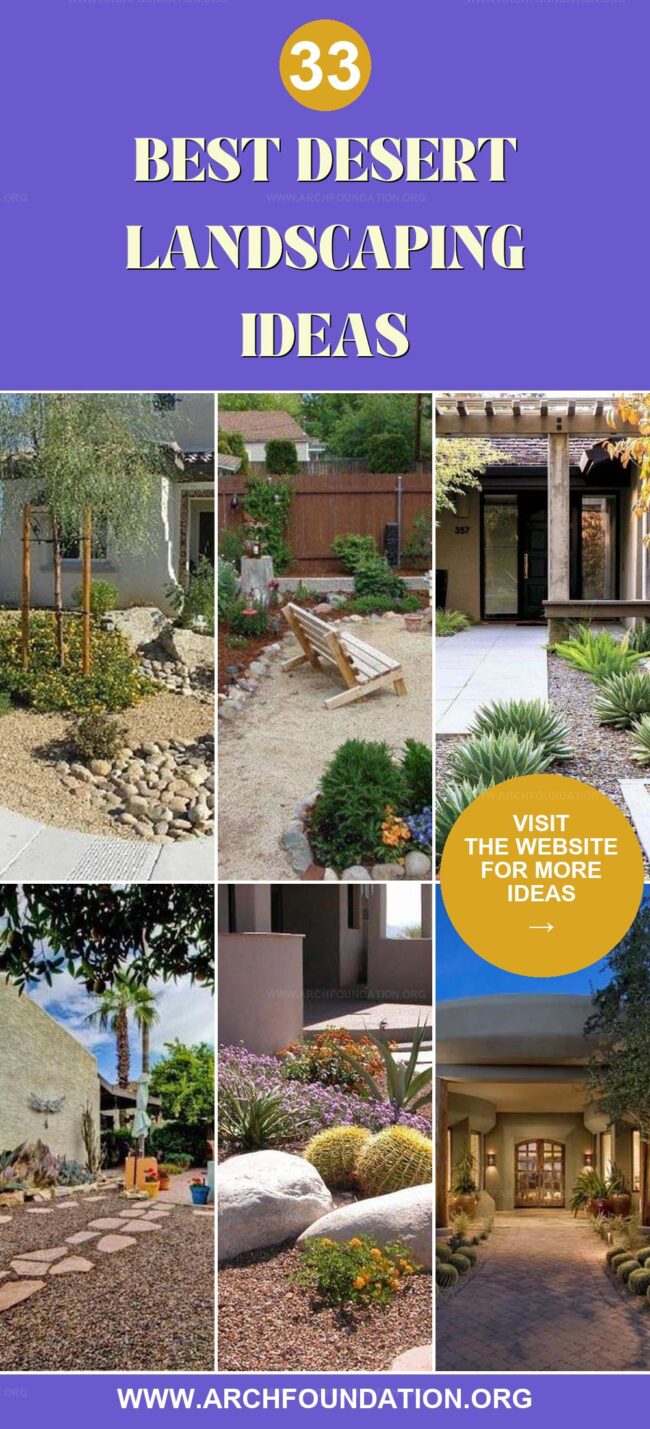 33 Affordable Desert Landscaping Ideas for a Drought-Tolerant Oasis