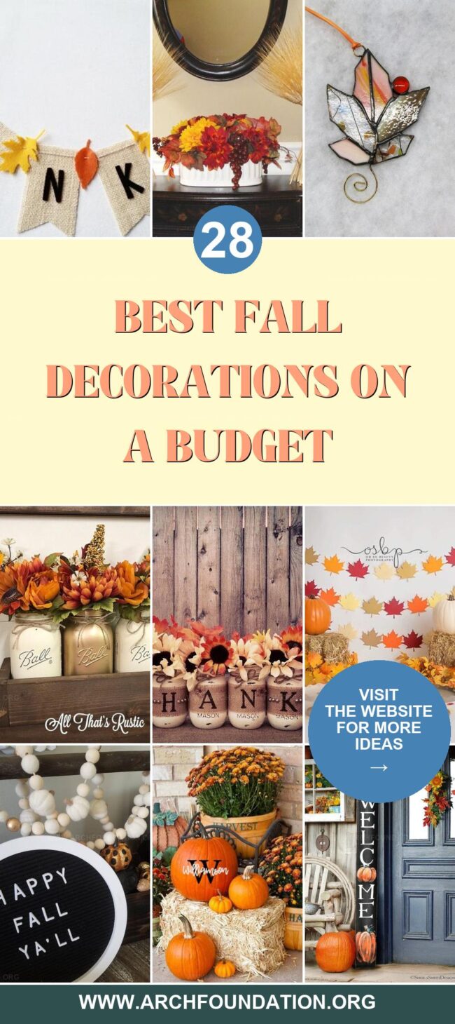 28 Charming Fall Decorations on a Budget to Warm Up Your Home