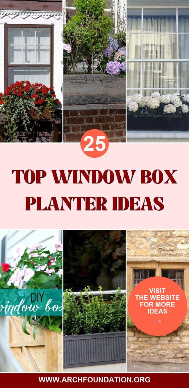 25 Creative Window Box Planter Ideas for Floral Decor