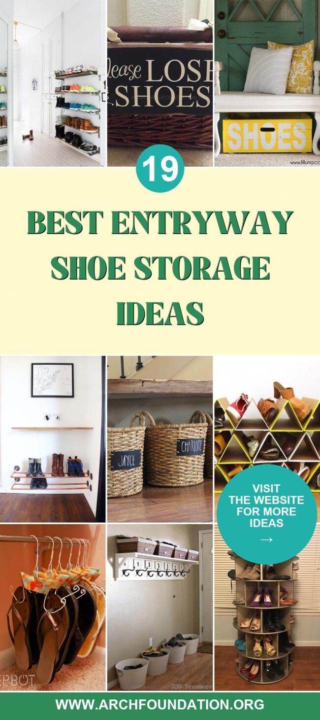 19 Best Entryway Shoe Storage Ideas for a Tidy Space