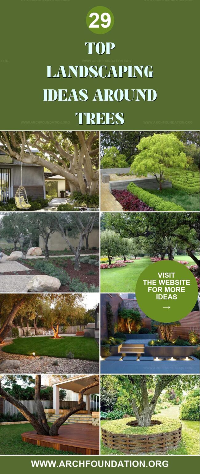 29 Stunning Tree Landscaping Ideas