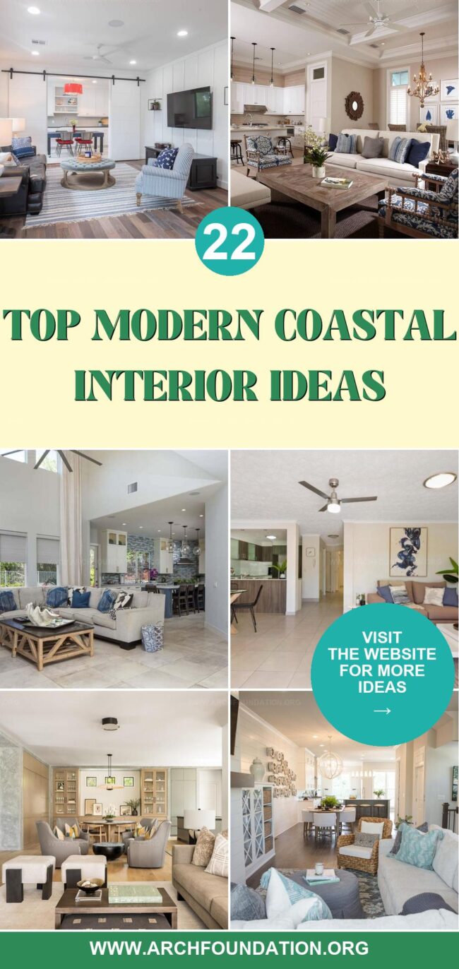 22 Modern Coastal Interior Designs for Fresh Inspirations