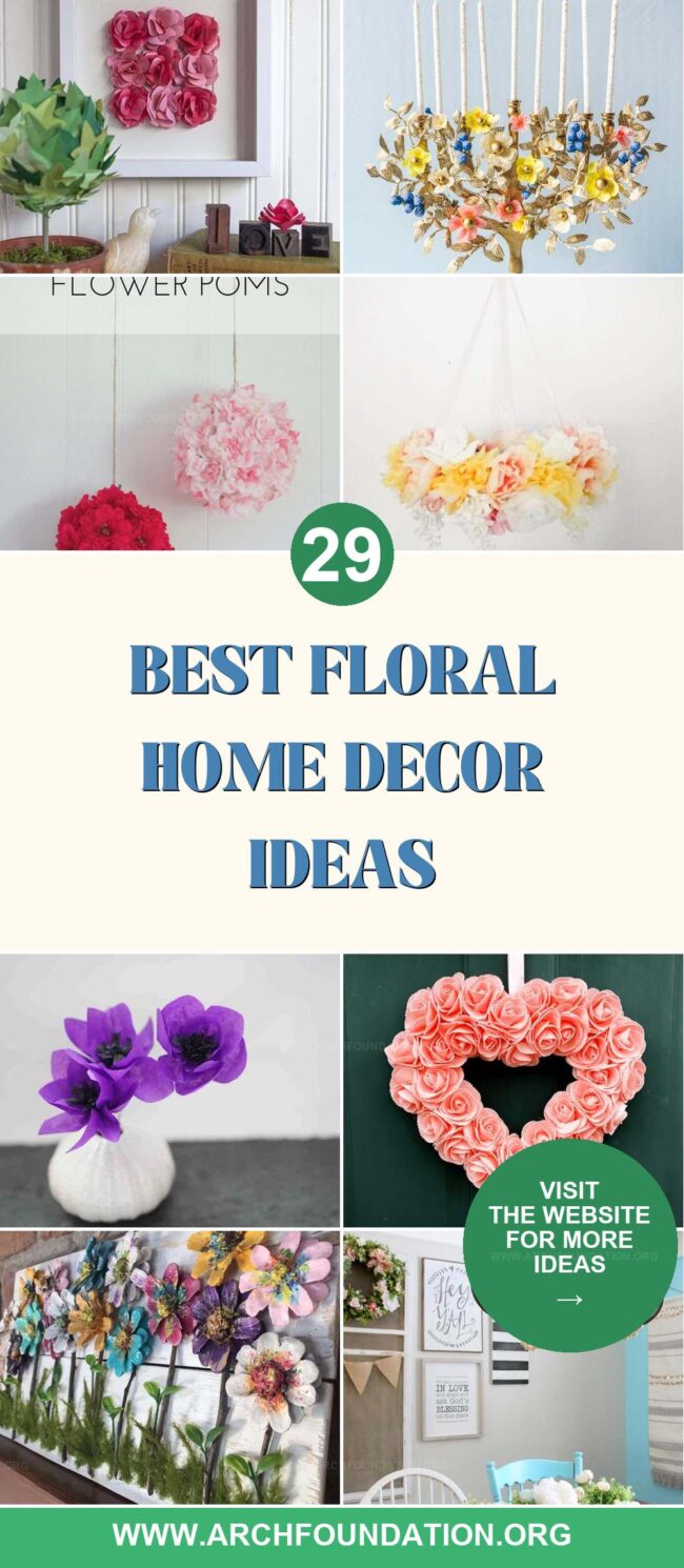 29 Beautiful Floral Decorations to Enhance Home Charm