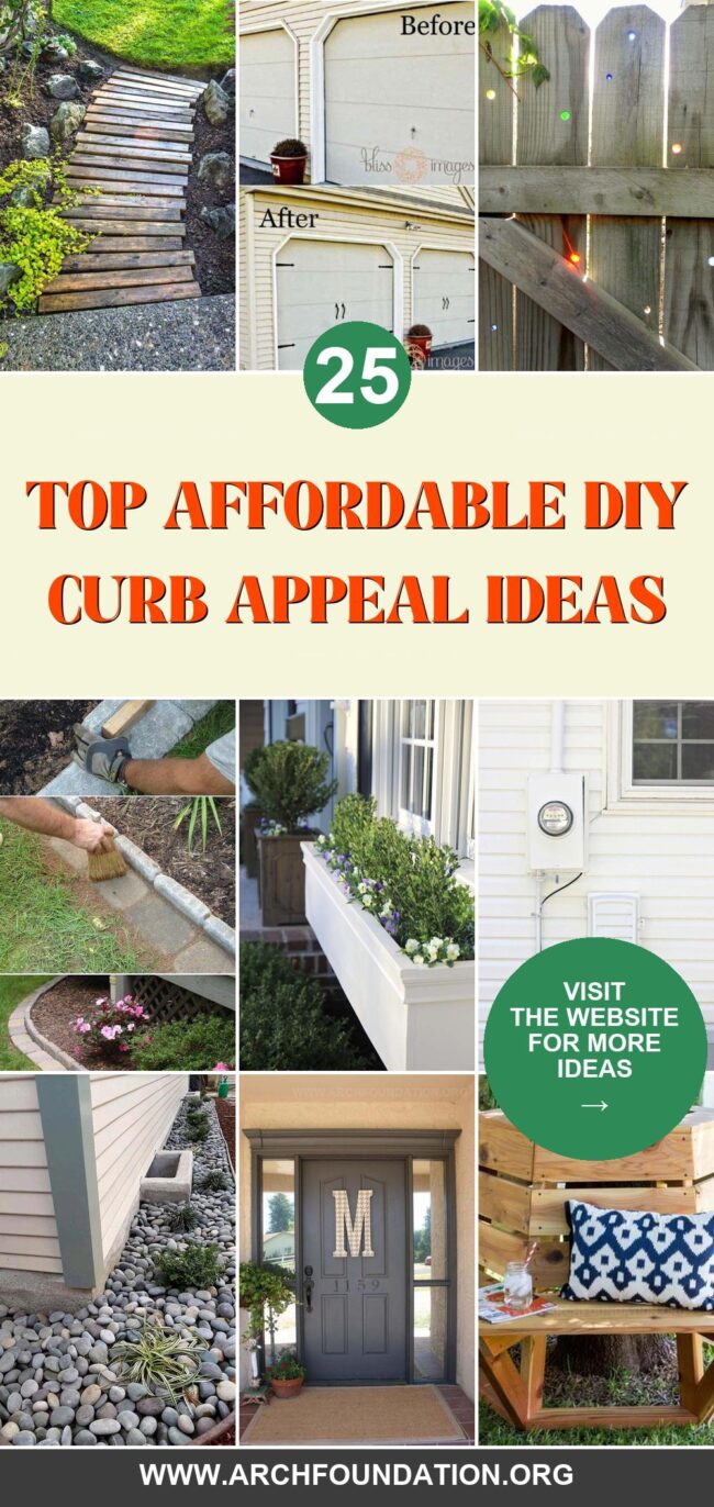 25 Creative and Affordable DIY Curb Appeal Ideas