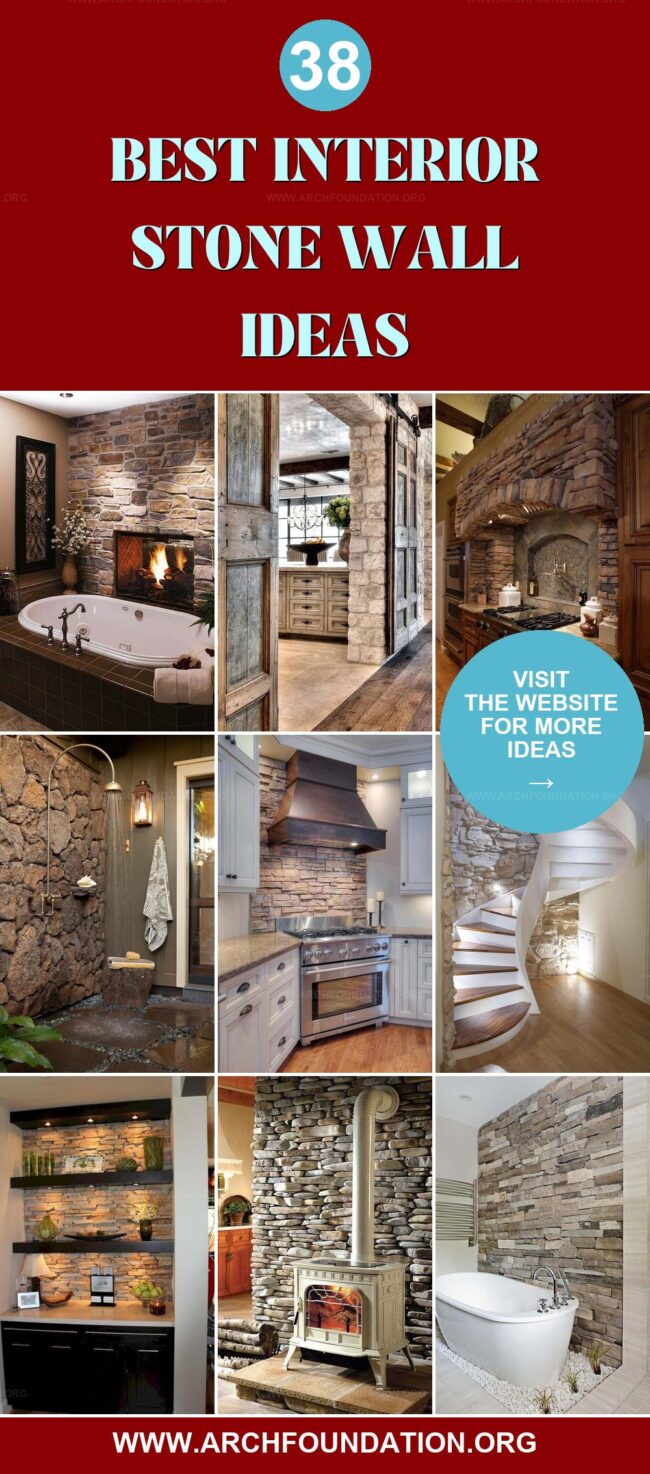 38 Creative Stone Wall Ideas for a Stunning Interior