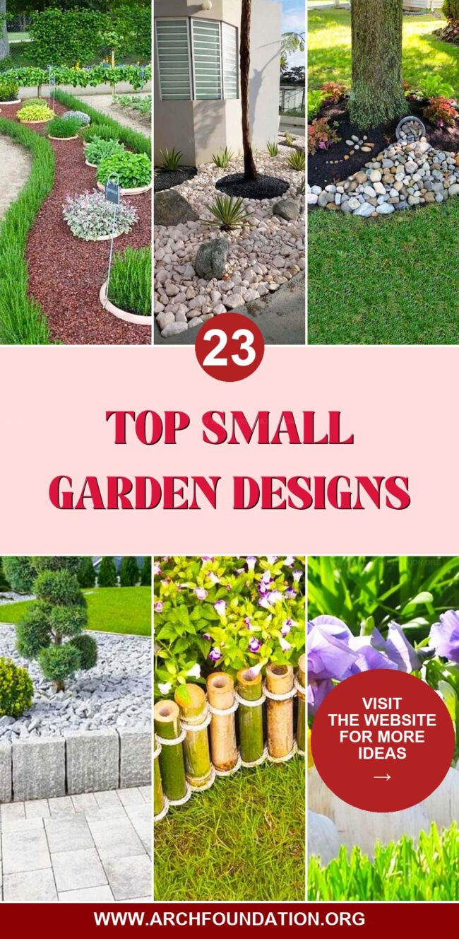 23 Genius Small Garden Designs for Your Oasis