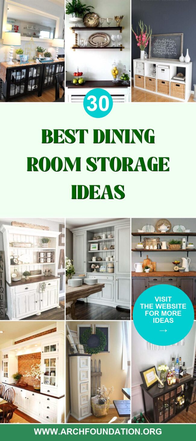 30 Best Dining Room Storage Ideas for Style and Function