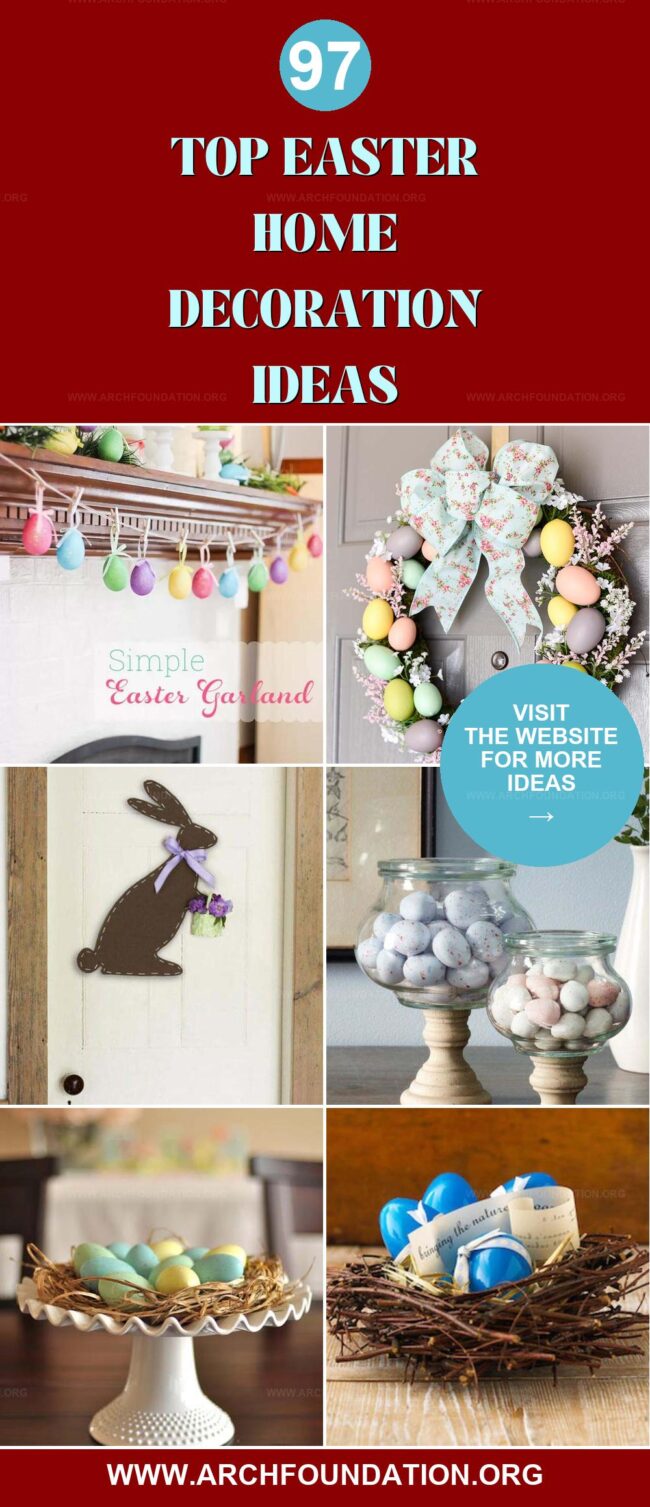 97 Adorable Easter Home Decorations You'll Love