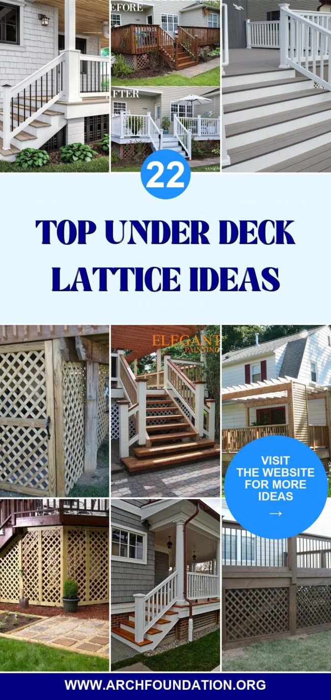 22 Under Deck Lattice Ideas to Maximize Outdoor Space