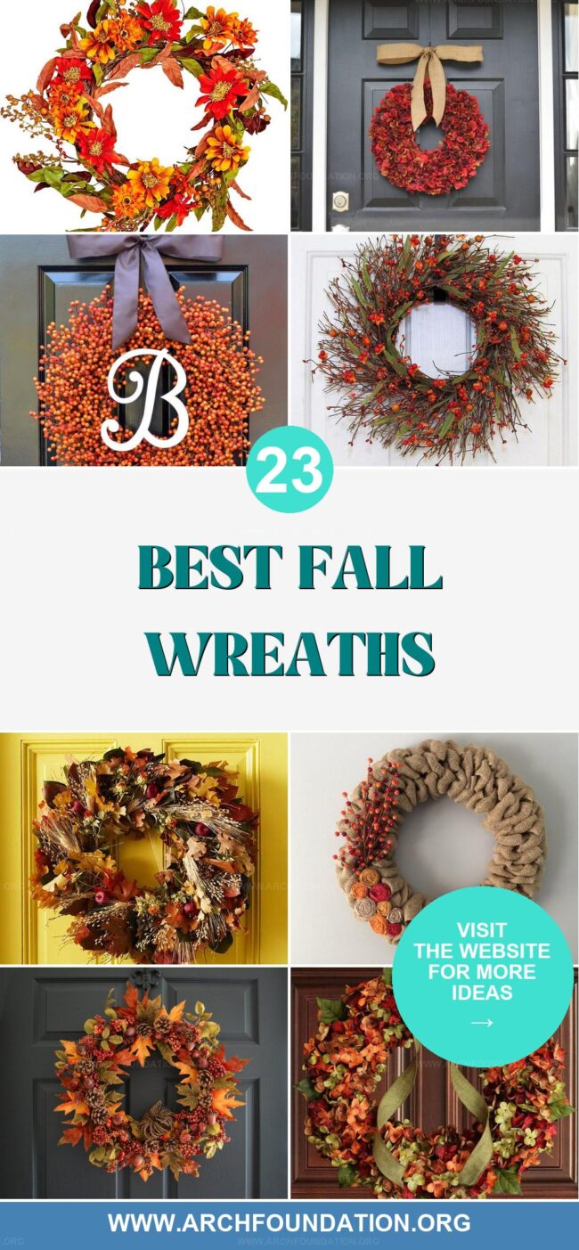 23 Fall Wreaths to Make Your Front Door Shine