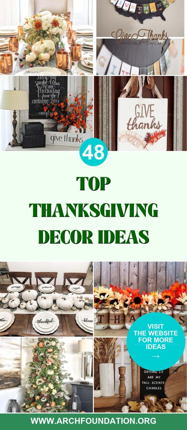 48 Budget-Friendly DIY Thanksgiving Decor Ideas