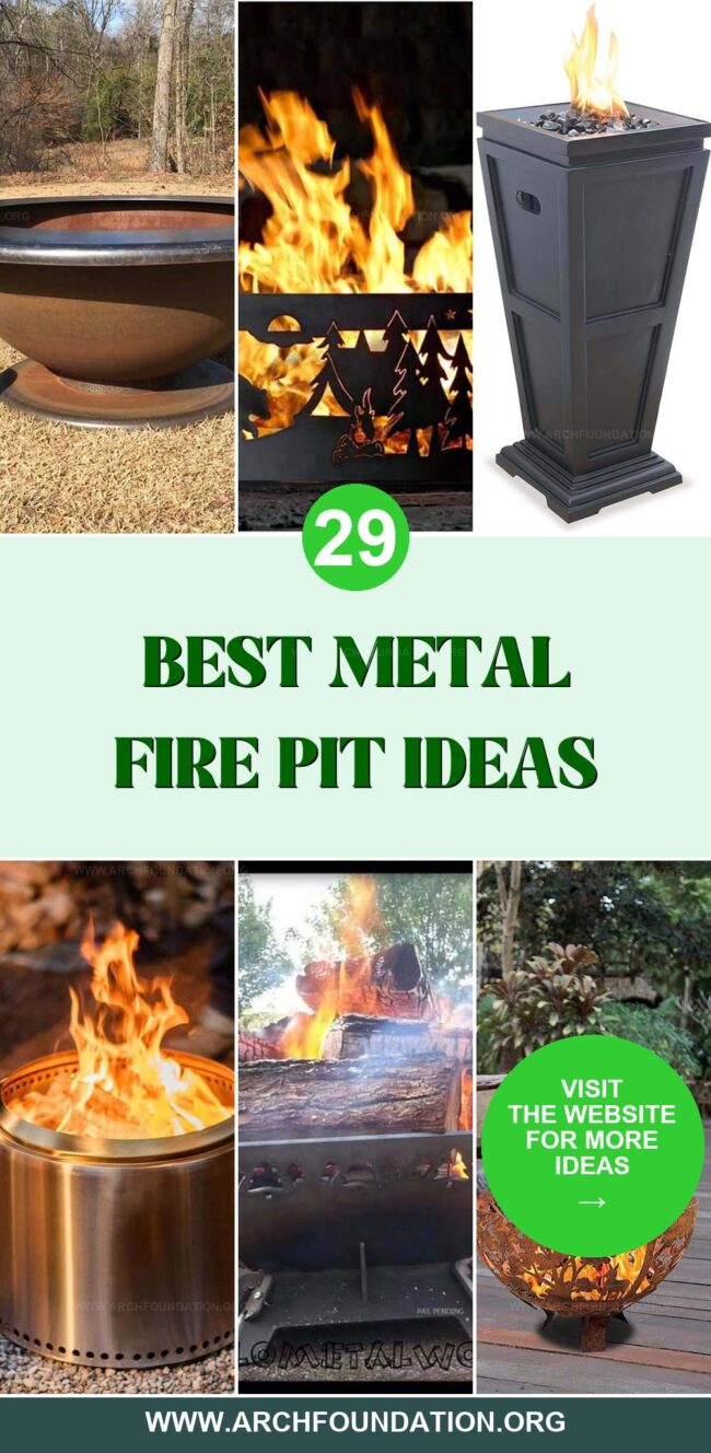 29 Creative Metal Fire Pit Ideas for an Easy Backyard Makeover