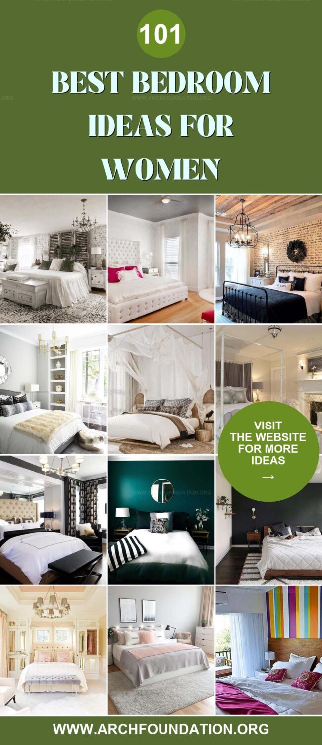 101 Inspiring Bedroom Ideas Tailored for Women