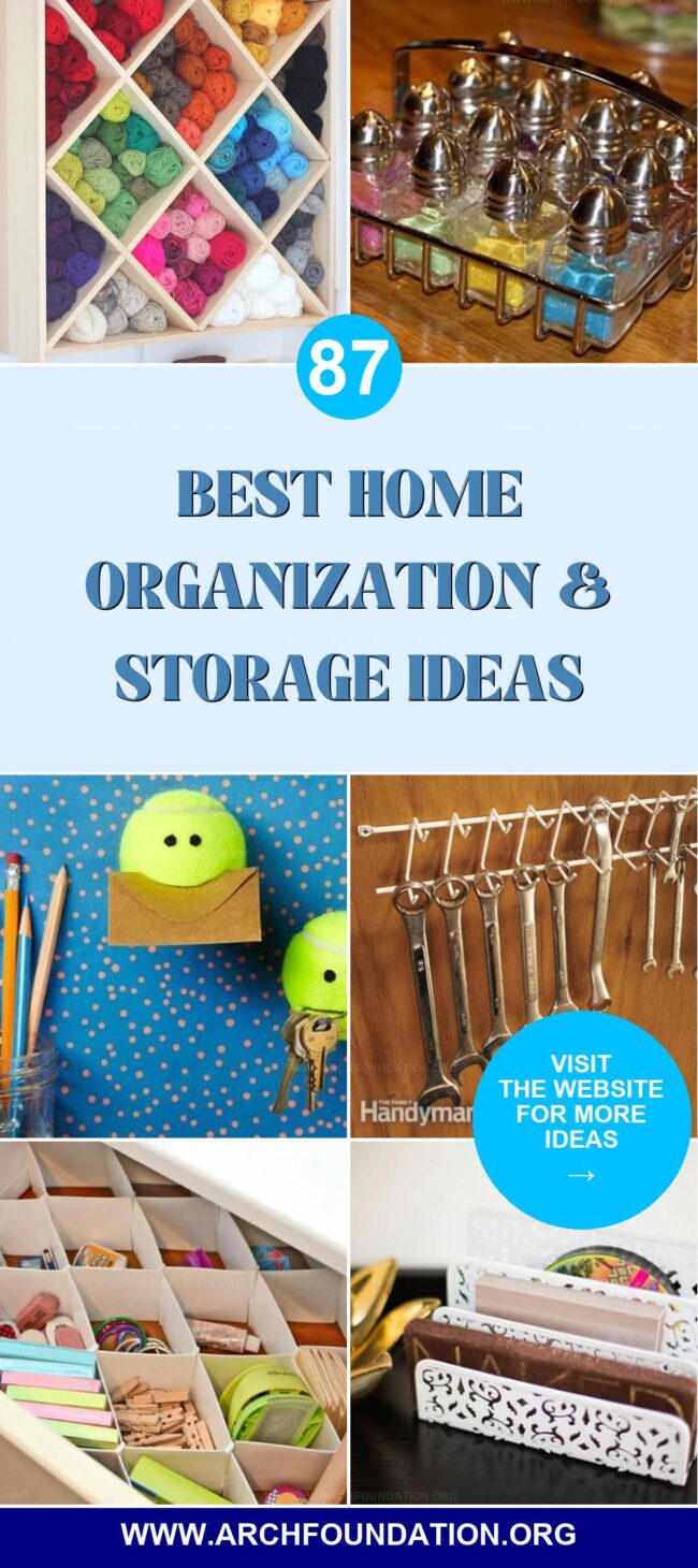 87 Clever Home Organization & Storage Solutions