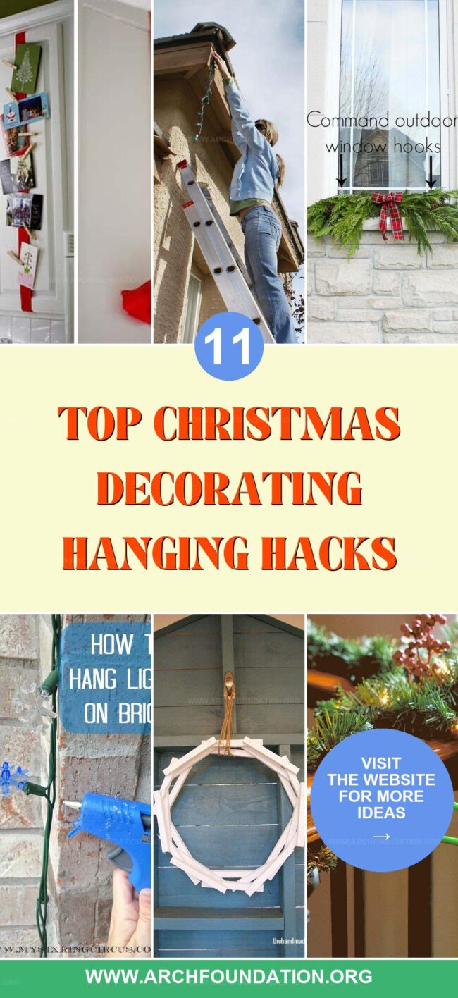 11 Easy Christmas Hanging Hacks for Effortless Decor