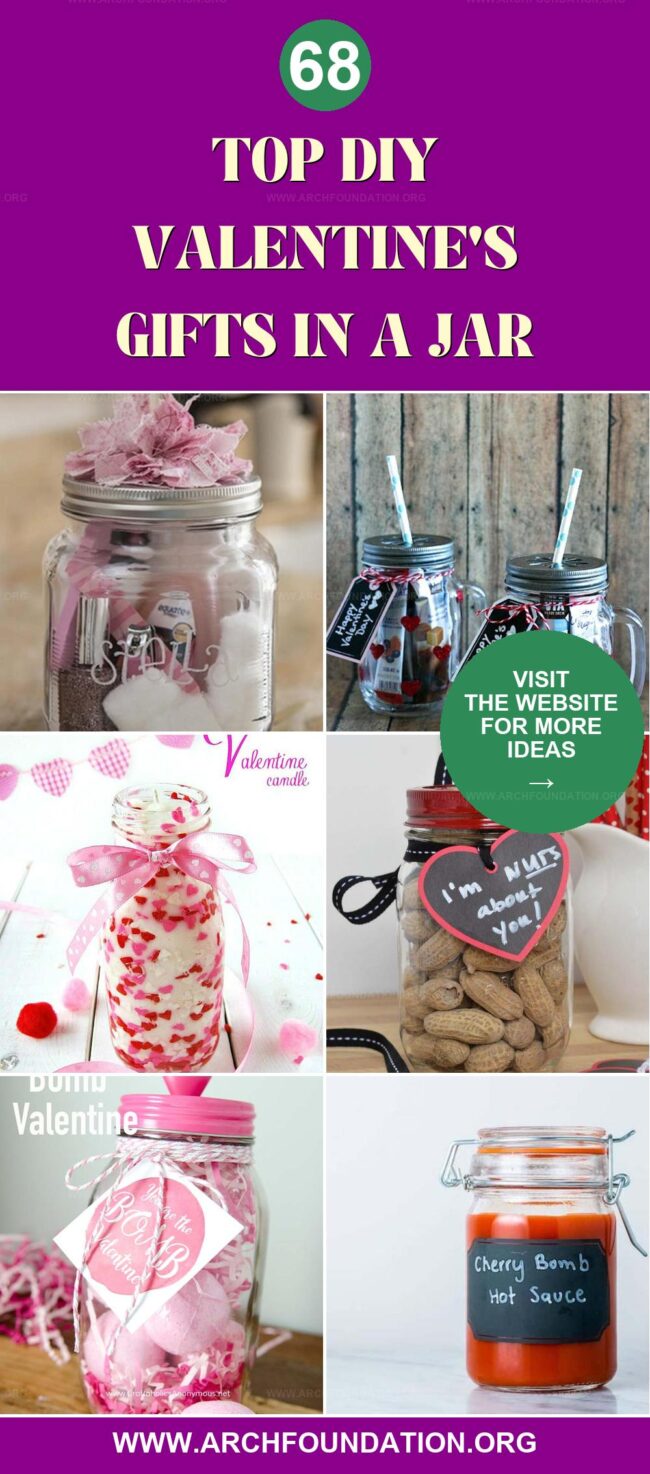 68 Creative DIY Jar Gifts for Valentine's Day