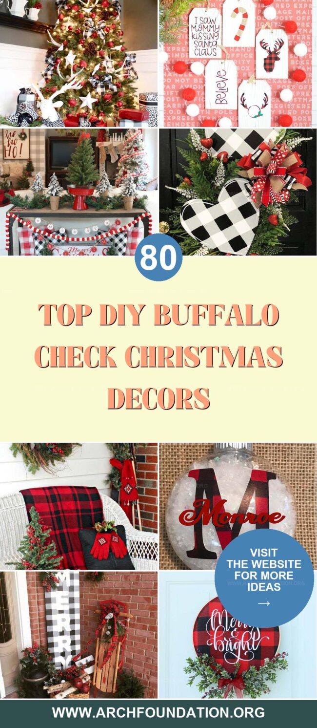 80 DIY Ideas for Buffalo Check Christmas Themes