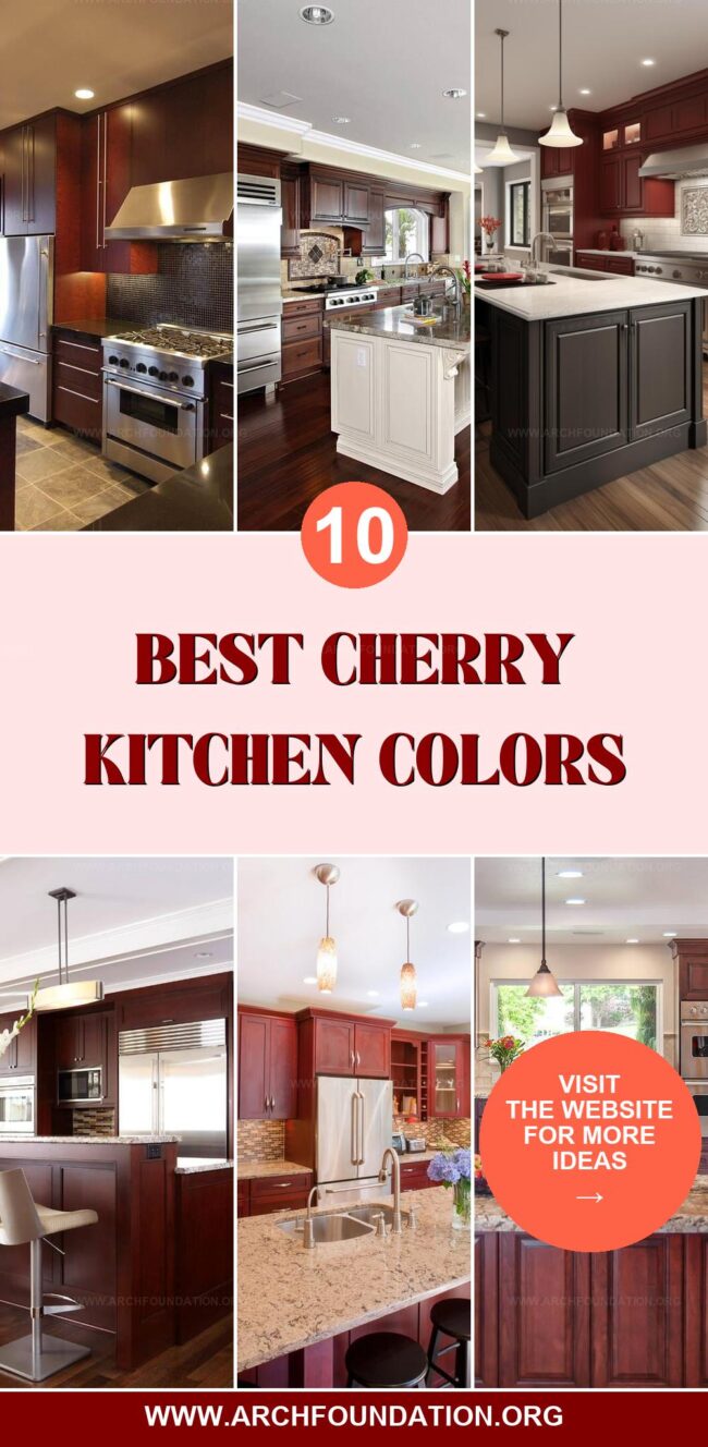 10 Best Color Schemes for Cherry Cabinet Kitchens