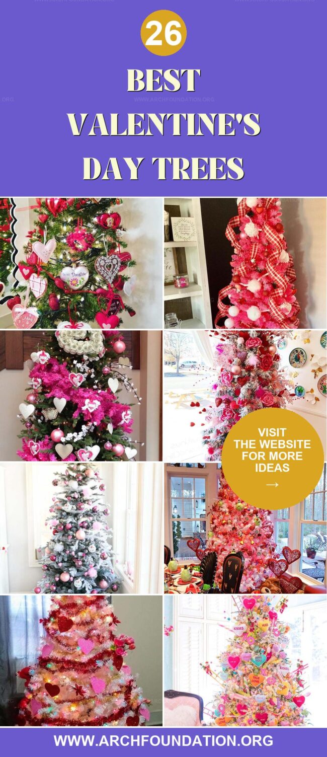 26 Beautiful Valentine's Day Tree Decorations to Try