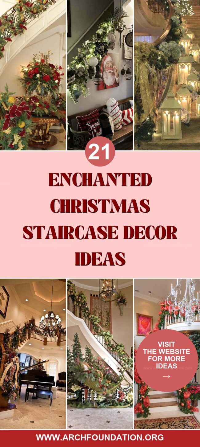 21 Christmas Staircase Decorations That Are Pure Magic