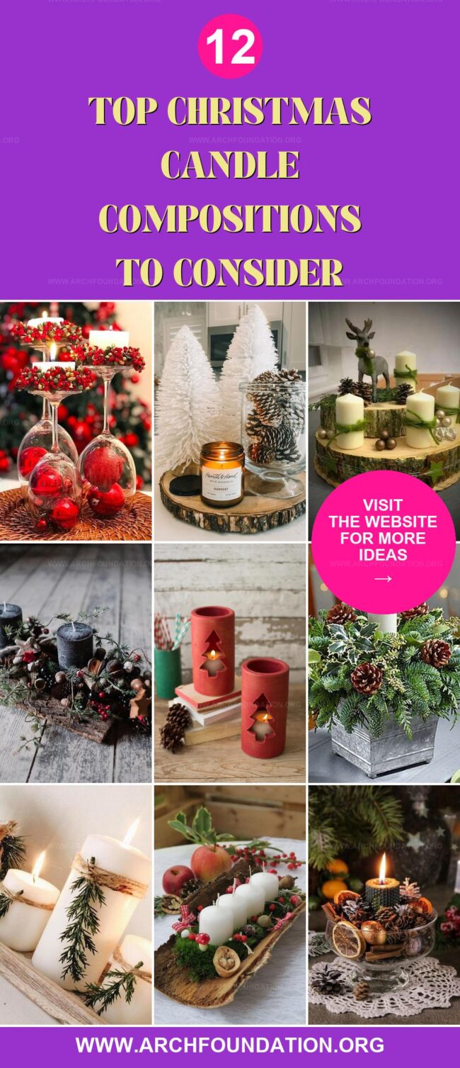 12 Best Christmas Candle Compositions to Consider