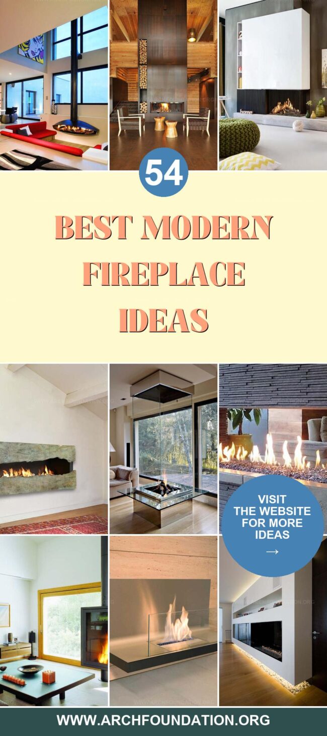 54 Best Modern Fireplace Ideas to Elevate Your Home