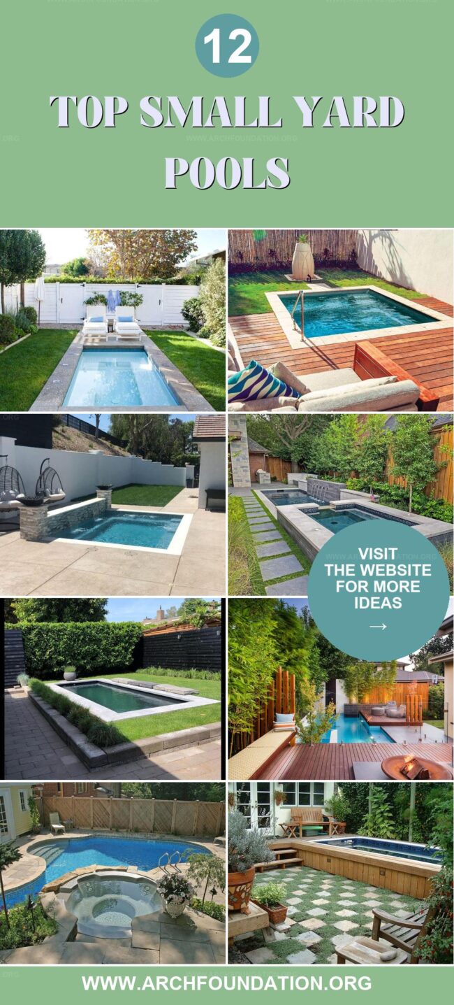 12 Smart Pool Designs for Small Yards